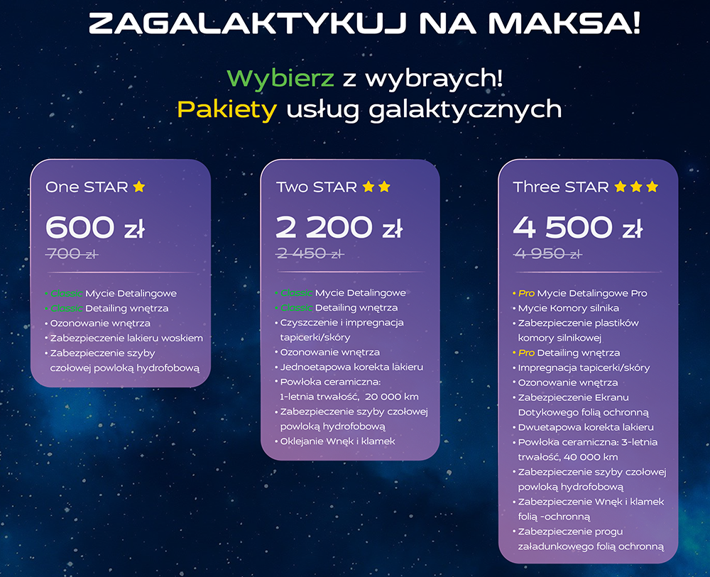 Pakiety usług galaktycznych